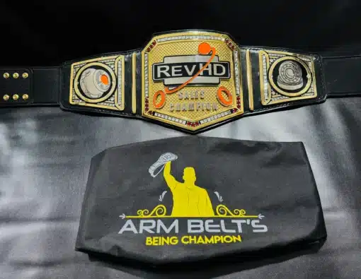 Luxury Custom Award Belt for Top Sales Performers