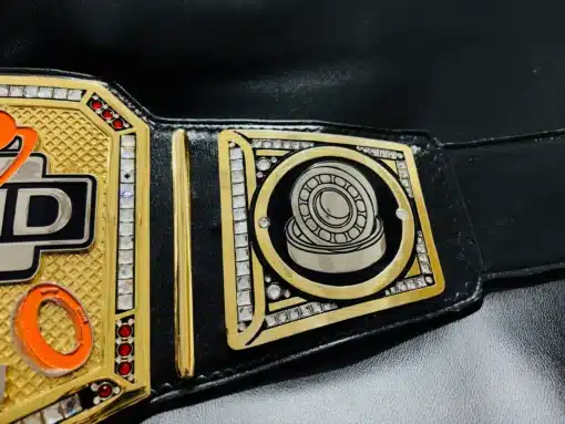 Customizable corporate championship belt for employee recognition.