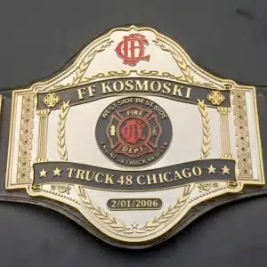 Custom Firefighter Championship Belt  