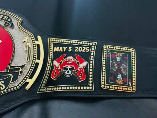 A custom Army Distinguished Service Cross Championship Belt, commemorating extraordinary acts of valor in the Army.