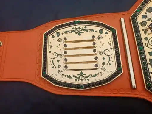 Heavyweight belt awarded at the River Prairie Ginormous Pumpkin Festival, perfect for pumpkin-growing competitions.