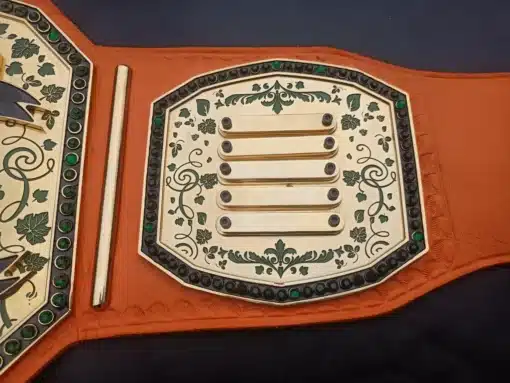 Custom Fall Festival Award Belt with nameplates