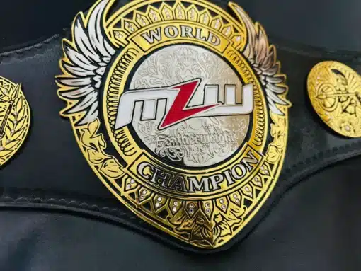 Display-worthy MLW championship replica belt for collectors and pro wrestling fans