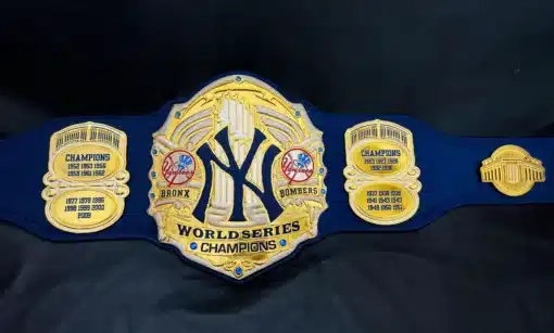 baseball championship belt inspired by MLB