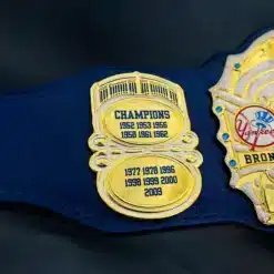 World Series-themed baseball championship belt in Yankees design