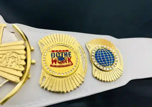 Baseball champ belt featuring Cody Rhodes look with global and star side plates