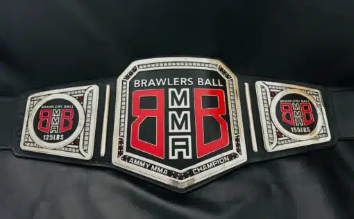 MMA title belt designed for 155lbs Brawlers Ball champion