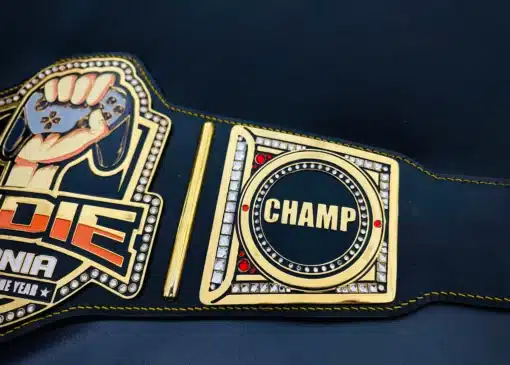 Heavy-duty gamer belt for tournaments and online competitions.