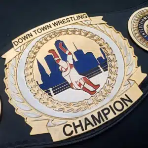 Custom Downtown Wrestling Championship Belt