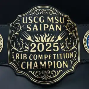 Custom Rib Competition Championship Belt