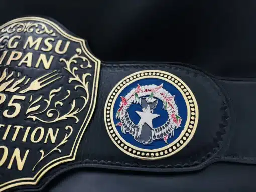 Fully customizable BBQ award belt with event branding
