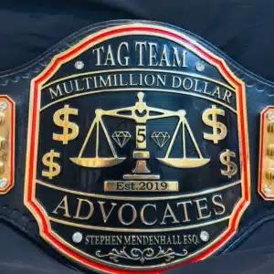 Million Dollar Advocates Championship Belt