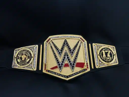 TV-accurate WWE Undisputed Championship Belt replica inspired by John Cena’s 17th title win