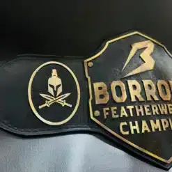 Premium championship belt designed for BJJ, grappling events, or submission tournaments.