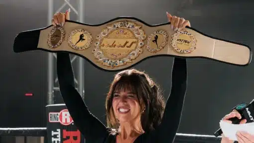 Introducing the official Muay Thai Championship Belt designed exclusively for Mitten Muay Thai (MMT)—Michigan's first-ever Muay Thai promotion.