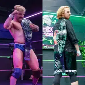 Custom Cyberpunk Wrestling Championship Belts