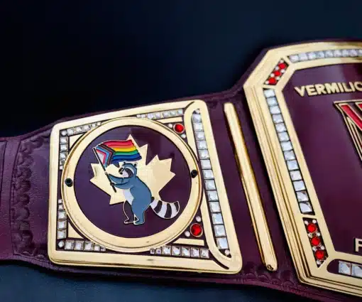 Official fan belt design crafted for NSL players and fans – top-quality materials with custom logos and event engraving.