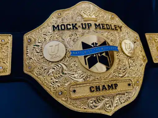 Custom Award Belt for Corporate MVP or Sales Winner