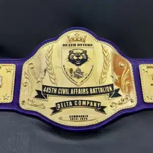 Custom Military Commander Championship Belt