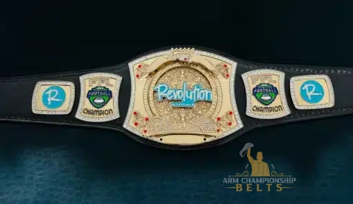 Personalized Championship belt with logo and business branding
