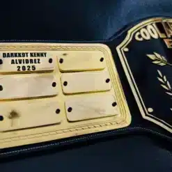 Champion Removable fantasy football name plate for yearly winners