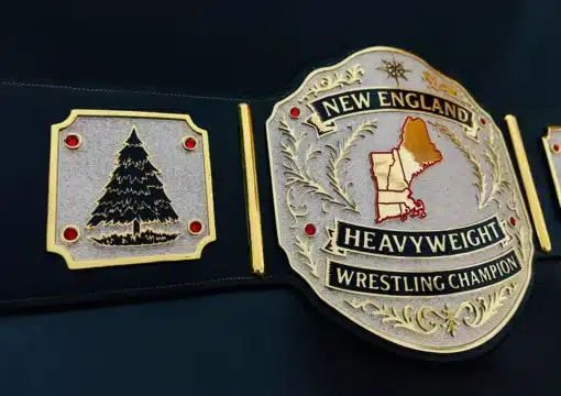 Pine Tree Side Plate – New England Themed Custom Belt