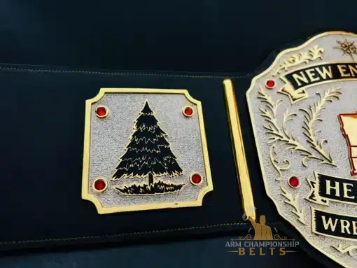 HD Engraved Nuggets texture side plate of Wrestling BELT