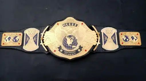 Custom Winged Eagle Wrestling Championship Belt – deep HD engraving, gold plated, professional wrestling replica