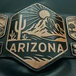 High definition engraving on Arizona Legacy Tour golf belt