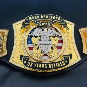 Navy Chief USN Anchor Title Retirement Championship Belt