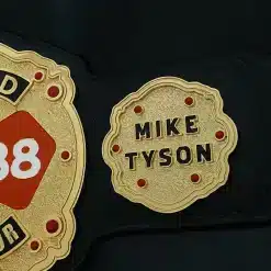 Fully customizable brand ambassador championship belt designed for influencer marketing, corporate partners, and VIP recognition.