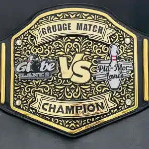 Grudge Match Champion Belt – Custom Bowling Showdown Title
