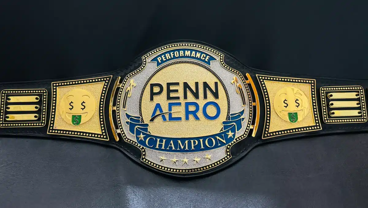 PENN AERO Champion Belt Design