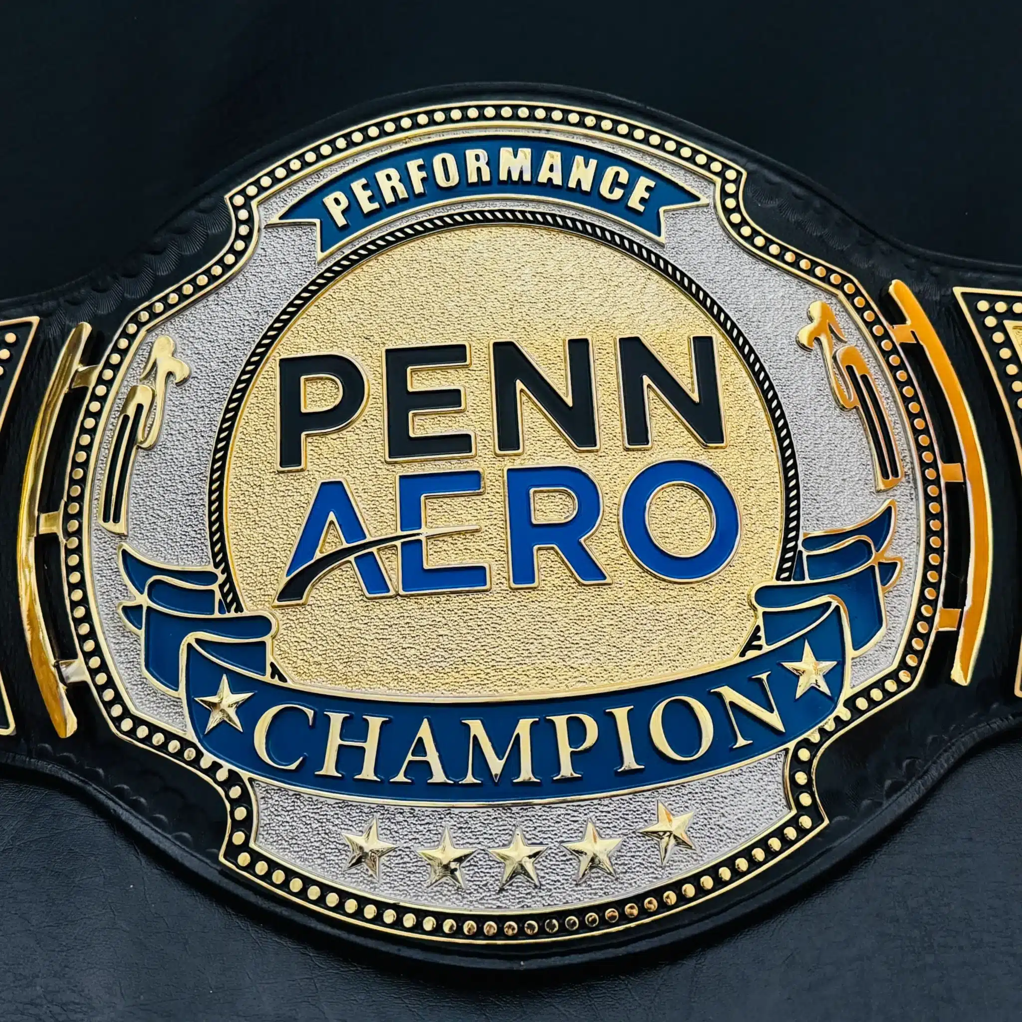 Performance Champion Belt Center Plate Close Up