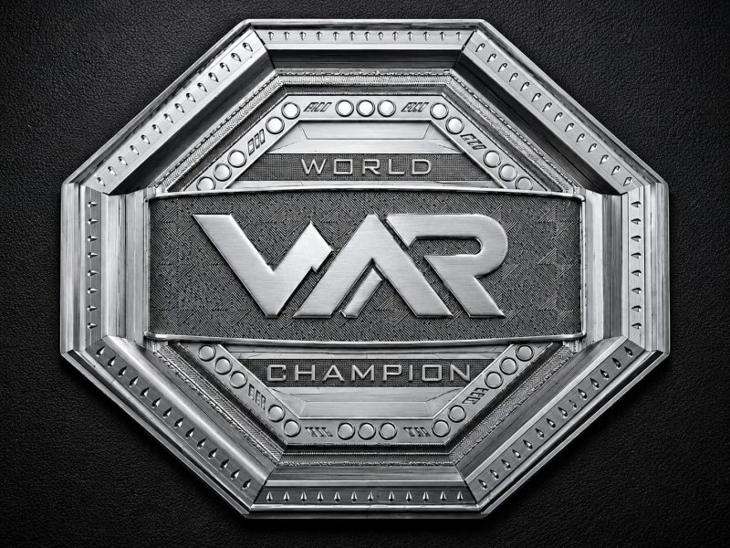 ARM Championship belt engraving plate